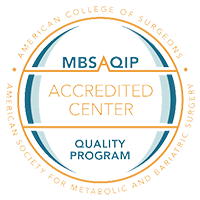 Recognized as an Accredited Center and Quality Program by the American College of Surgeons, American Society for Metabolic and Bariatric Surgery