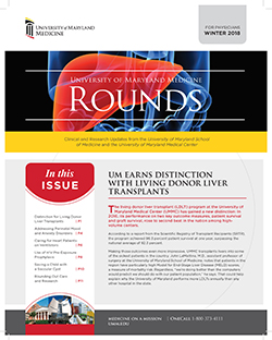 Cover of MD Rounds - Winter 2018